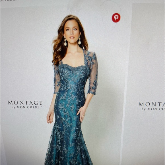 Montage by Mon Cheri formal evening dress - Picture 1 of 4